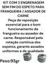 Kit de 2 engrenagem sem fim do espeto da frangueira asssador de carne - PICELLI Imagem de Kit de 2 engrenagem sem fim do espeto da frangueira asssador de carne