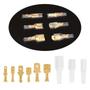Imagem de Kit de 270 Conectores de Fio Isolados com Terminais de Crimpar (2,8mm, 4,8mm, 6,3mm)