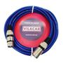Imagem de Kit De 3 Cabos Colorido Microfone/dmx Balanceado 15 Metros