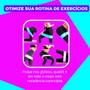 Imagem de Kit de 3 Faixas Elásticas para Exercícios com 3 Níveis de Resistência
