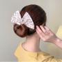 Imagem de Kit de 3 Rabicó faixa de cabelo estampada para coque acessório de moda pratico