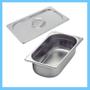 Imagem de Kit de 4 Cubas Gastronômicas Com Tampa Buffet Inox 1/2 65mm