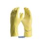 Imagem de kit de 5 pares de luva de limpeza latex confort Amarela antiderrapante DANNY - CA15.532