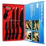 Imagem de Kit De 6 Facas Churrasco Profissional Antiaderente Resistente Alta Qualidade LKCF11