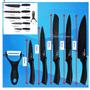 Imagem de Kit De 6 Facas Churrasco Profissional Antiaderente Resistente Alta Qualidade LKCF11