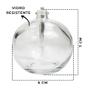 Imagem de Kit De 6 Lamparinas 100ml Com 2 Fluidos Sem Cheiro Com Pavio