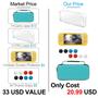 Kit de Acessórios Nintendo Switch Lite: Estojo de Transporte + Capa TPU Imagem de Kit de Acessórios Nintendo Switch Lite: Estojo de Transporte + Capa TPU