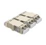 Imagem de Kit de Adaptadores Opticos Sohoplus 02F MM LC-PC Duplex - Bege (KIT 03 PCS) - 33090023