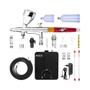 Imagem de Kit De Aerógrafo De Dupla Ação Com Compressor De Parada Automática De 30psi Para Maquiagem, Pintura