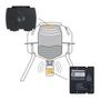 Imagem de Kit de Alimentação Celular Moultrie Feed Hub Pro Hunter 2 com Detector
