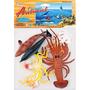 Imagem de Kit de animais marinho - 1 kit 3 modelos - hm toys - 2308