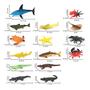 Imagem de Kit de animais marinho - 1 kit 3 modelos - hm toys - 2309