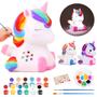 Imagem de Kit de arte dededa Paint Your Own Unicorn Night Light Kids 4-8