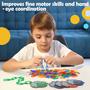 Imagem de Kit de atividades Aizweb C-Clips Hooks Plastic Chain Links 240 unidades