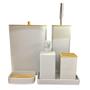 Imagem de Kit de Banheiro completo de Luxo Branco com 6pcs