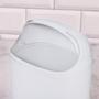 Imagem de Kit De Banheiro Dispenser 420 Ml Escova Algodão Lixeira 9,3L