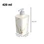 Imagem de Kit De Banheiro Dispenser 420 Ml Escova Algodão Lixeira 9,3L