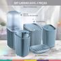 Imagem de Kit de Banheiro Lavabo com 5 Itens Organizador Moderno Usual