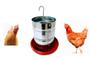 Imagem de Kit de bebedouro pendular galinha e comedouro tubular 5kg
