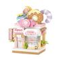 Imagem de Kit de Blocos de Construção de Comida para Meninas - Sobremesas, Café, Pets e Loja de Frutas