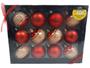 Imagem de Kit de Bolas de Natal Decoradas com 12 Peças Wincy Ref.85602