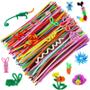 Imagem de Kit De Bolas De Pompom DIY Com Olhos Adesivos E Hastes De Chenille Para Crianças E Adultos Presentes