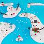 Imagem de Kit de Boneco de Neve LAWOHO Build - Com Slime Transparente e Argila Seca ao Ar