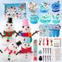 Imagem de Kit de Boneco de Neve LAWOHO Build - Com Slime Transparente e Argila Seca ao Ar