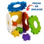 Imagem de Kit De Brinquedo Infantil Interativo Didatico Educativo Para Bebe Cubo + Girafa Menino Menina 1 ano