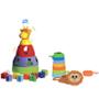 Imagem de Kit De Brinquedos Educativos Girafa + Empilha Baby Macaco