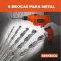 Imagem de Kit de Brocas 1 a 8mm e Pontas Bits 16 peças Metal Concreto