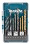 Imagem de Kit de brocas com 9pc (5/6/8mm) aco e videa makita d-71962