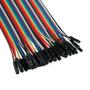 Imagem de Kit de Cabos Jumper Ribbon ELEGOO (120 Peças) para Projetos Arduino