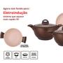 Imagem de Kit de Caçarolas Panelas Antiaderente Cerâmica Cooktop Fogão Indução Belga MTA 2 Peças