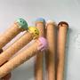 Imagem de Kit de canetas de formato casquinha de sorvete fofas com estilo vem  3 unidades