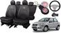 Imagem de Kit de Capas de Couro para Palio 2005 a 2006 - Couro Impermeável + Chaveiro + Capa de Volante