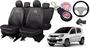 Imagem de Kit de Capas de Couro para Uno 2014 - Couro Impermeável + Chaveiro + Capa de Volante
