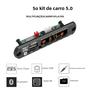 Imagem de Kit de Carro Bluetooth 5.0 com Placa Decodificadora MP3 - Áudio Sem Perda (9V-12V)