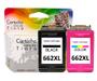 Imagem de Kit de Cartuchos 662 black e color