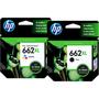 Imagem de Kit De Cartuchos Hp 662 Xl Black + Color Original