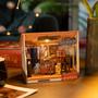 Imagem de Kit de Casa em Miniatura ROBOTIME DIY - Com Móveis e Luz LED