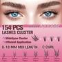 Imagem de Kit de Cílios UCOOLME Aphrodite C Curl - 8 a 18mm