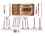 Imagem de Kit De Cirurgia Para Castração 19 Peças Clinica Veterinário  Plasma  Varias cores  Social Instrumentos