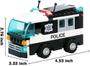 Imagem de Kit de construção de carros da polícia da cidade com mini boneca policial - caminhão da polícia patrulha brinquedos de carro - Prisioneiro Transporter Blocos Conjunto para Meninos e Meninas De 6 anos ou mais, 104 Pcs