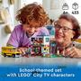 Imagem de Kit de construção LEGO City School Day 60329 conjunto de brinquedos escolares com 2 personagens de TV da cidade, para crianças a partir de 6 anos (433 peças)