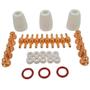 Imagem de Kit de Consumíveis para Tocha Plasma Curto com 36 Peças