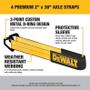 Imagem de Kit de correias de amarração de eixo DEWALT DXBC80005 preto/amarelo 2 x 38