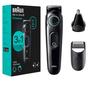 Imagem de Kit de Corte Braun Series 3 3430 3 em 1 Barba e Nariz Preto