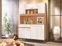 Imagem de Kit de Cozinha 7 Portas Freijo/Off White Cristal Magazin 120 Nicioli