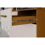 Imagem de Kit de Cozinha Compacta Pinot 6 Portas e 1 Gaveta 73cm Amendoa/Off White - Ronipa